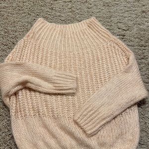 Light peach sweater size XS